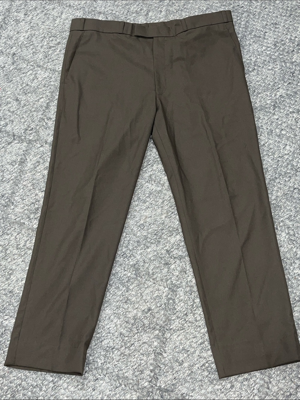 Versace Men's Dark Brown Dress Pants